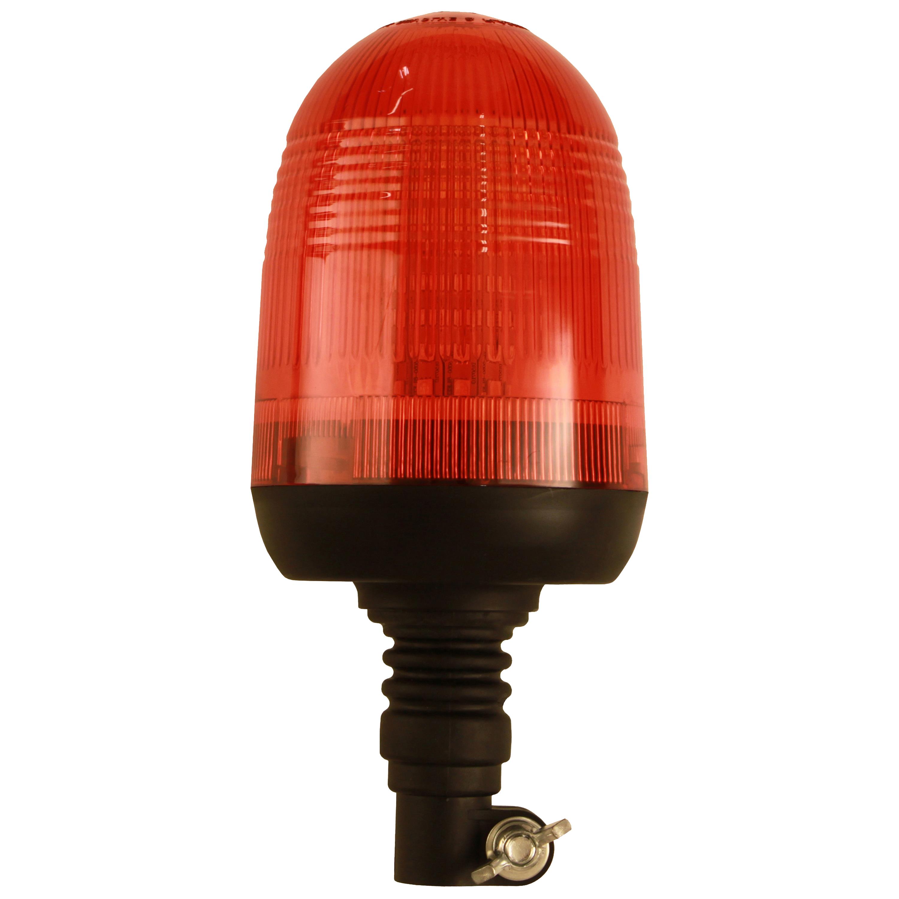 LED Rotating & Strobe/Flashing Warning Beacon, 16W, 800 Lumens