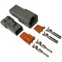 2-Pin Deutsch DTP Electrical Connector, 25 Amp, 10-14 AWG