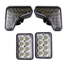 Complete LED Light Kit for Bobcat Skid Steers, 10,400 Raw Lumens