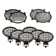 Complete Flood Beam LED Light Kit for John Deere 20 & 30 Series Tractors - (Pkg. of 10)