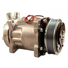 Sanden SD7H15 Compressor, w/ 6 Groove Clutch - New