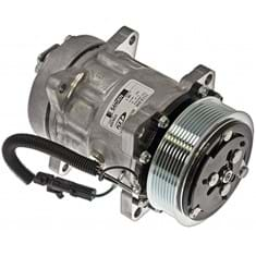 Genuine Sanden SD7H15HD FLX7 Compressor, w/ 8 Groove Clutch - New