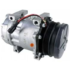 Sanden SD7H15 Compressor, w/ 4 Groove Clutch - New