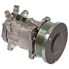Genuine Sanden SD7H15 Compressor, w/ 8 Groove Clutch - New