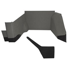 EZ Cab Kit for Case IH 71 Magnum, Embassy Gray Vinyl w/ Formed Plastic