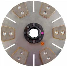 11" Transmission Disc, 6 Pad, w/ 1-9/16" 20 Spline Hub - Reman