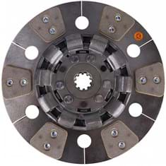 12&quot; Transmission Disc, 6 Pad, w/ 1-1/4&quot; 10 Spline Hub - Reman