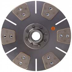 11" Transmission Disc, 6 Pad, w/ 1-3/8" 19 Spline Hub - Reman