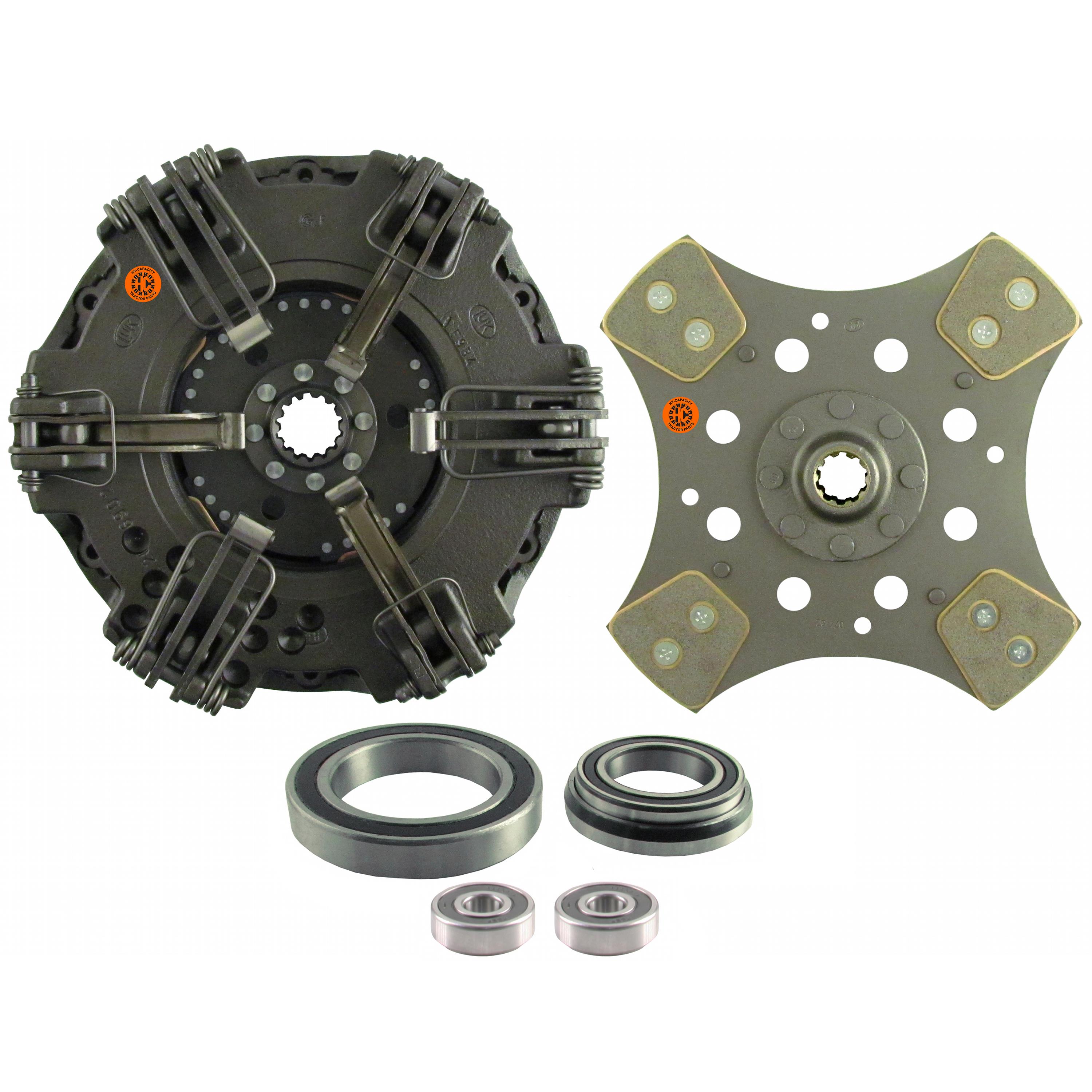 11 Inch Dual Stage Clutch Kit, with Bearings, Reman