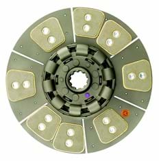 14&quot; Transmission Disc, 8 Pad, w/ 1-3/4&quot; 10 Spline Hub - New