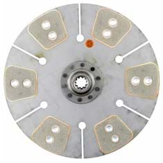 13&quot; Transmission Disc, 6 Pad, w/ 1&quot; 10 Spline Hub - Reman