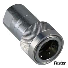 Faster Hydraulic Breakaway Coupler, Female, Genuine OEM Style