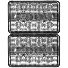 Flood/Spot Combo LED Cab Roof Light Set for Case IH Combines &amp; Cotton Pickers, 4800 Lumens - (Pkg. of 2)