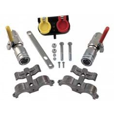 Pioneer Lever Actuated Hydraulic Quick Coupler Kit, Breakaway Sleeve, Female, Genuine OEM Style