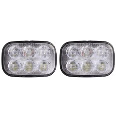 Industrial LED Headlight Set for Case New Holland Skid Steer, 2400 Lumens - (Pkg. of 2)