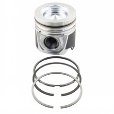Piston &amp; Rings, .40mm Oversize, 59.5mm bowl diam., 10.2mm from top of piston to top of 1st ring