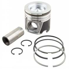 Piston &amp; Rings, .40mm Oversize, 59.5mm bowl diam., 7mm from top of piston to top of 1st ring