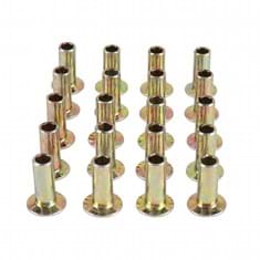Brake Pad Rivets, 1/2" Brass Plated, (Pkg. of 20)