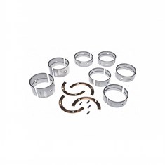 Main Bearing Set, .010&quot;, Oversize, with oil slot, includes thrust washers