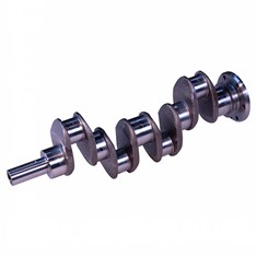 Crankshaft, keyway on front nose, rope rear seal