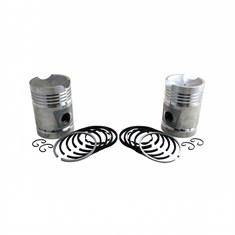 Piston & Rings, .090" Oversize, Set of 2