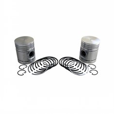 Piston &amp; Rings, Gas, .045&quot; Oversize, Set of 2