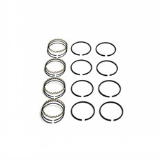 Piston Ring Set, Standard, 2-3/32, 1-3/16, 2.375&quot; bore, 4 cylinder set