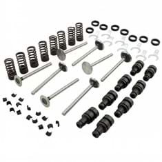 Valve Train Kit, non-free-rotating exhaust valves, solid guides