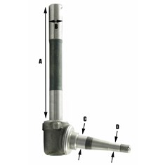 Spindle, 2WD, RH