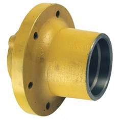 Wheel Hub, 2WD, 6 Bolt