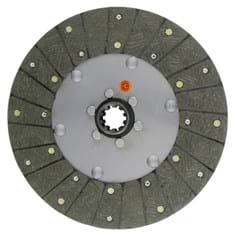 12" Transmission Disc, Woven, w/ 1-3/8" 10 Spline Hub - Reman