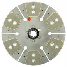 12" Transmission Disc, 6 Pad, w/ 1-1/4" 10 Spline Hub - New