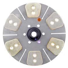 12" Transmission Disc, 6 Pad, w/ 1-1/16" 16 Spline Hub - New