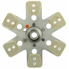 13-1/2&quot; Transmission Disc, 6 Pad, w/ 1-1/4&quot; 19 Spline Hub - Reman