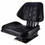 Low Back Seat, Black Vinyl w/ Mechanical Suspension