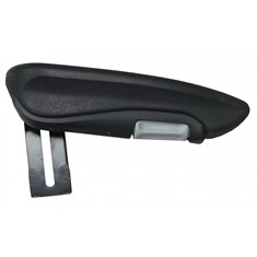 Arm Rest, RH, Black Molded Duratex