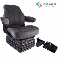 Sears Mid Back Seat, Gray Fabric w/ Air Suspension