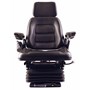 High Back Seat, Black Vinyl w/ Mechanical Suspension