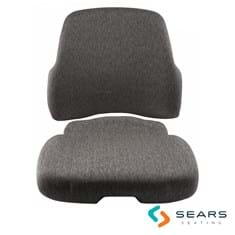 Cushion Set, Gray Fabric, Genuine Sears w/o Heat Switch - (2 pc.)