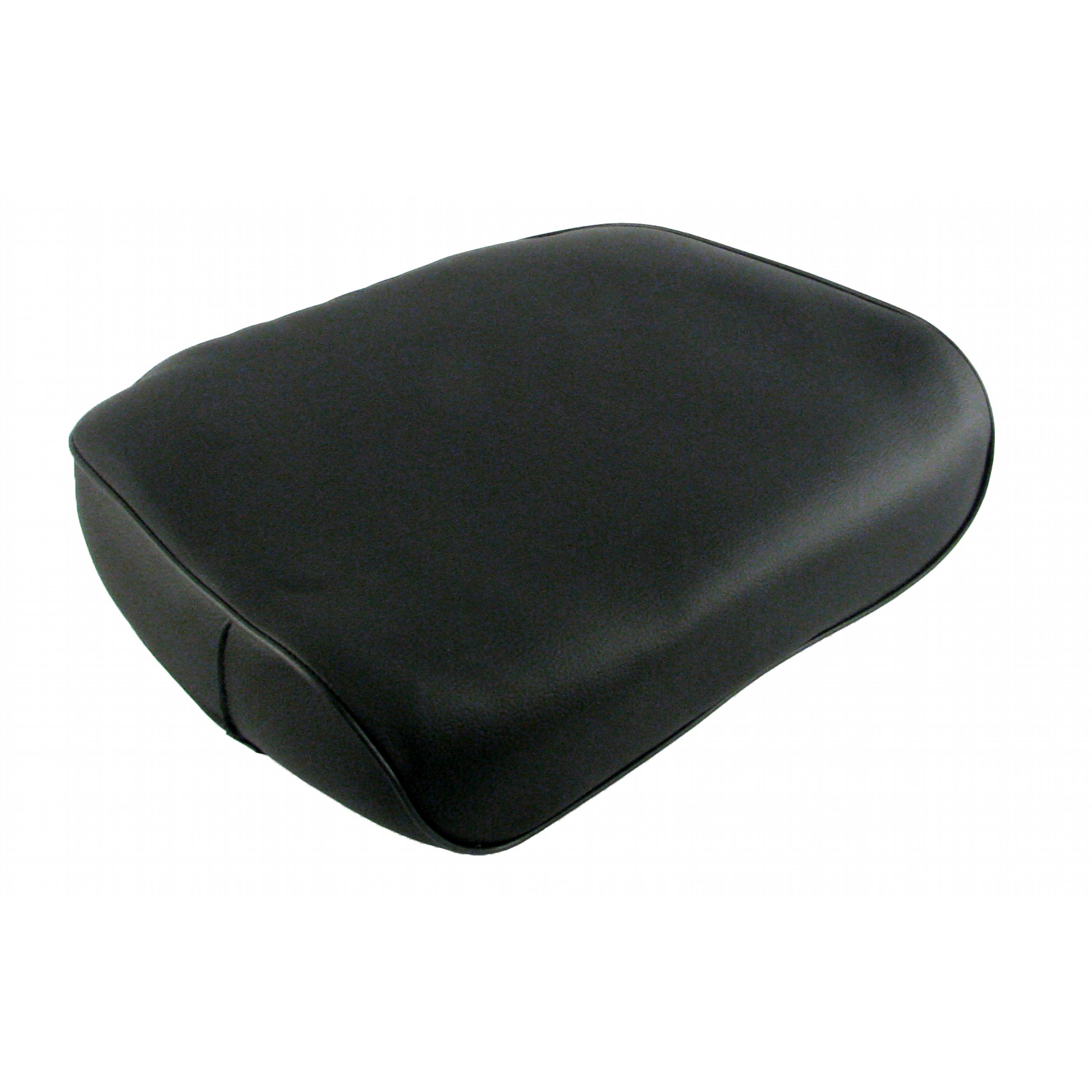SM30478BK Seat Cushion, Black Vinyl, Strapped Style