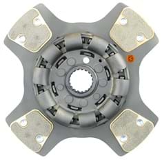 11" Transmission Disc, 4 Pad, w/ 1-1/2" 19 Spline Hub - Reman