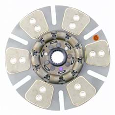 12&quot; Transmission Disc, 6 Pad, w/ 1-1/2&quot; 19 Spline Hub - Reman