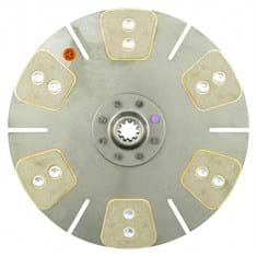 13" Transmission Disc, 6 Pad, w/ 1-1/8" 10 Spline Hub - Reman