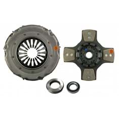 12" Diaphragm Clutch Kit, w/ 4 Large Pad Disc & Bearings - Reman