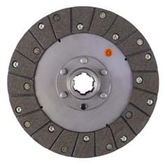 9" Transmission Disc, Woven, w/ 1-1/4" 6 Spline Hub - Reman