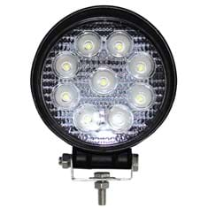 Round LED Flood Beam Light, 1890 Lumens