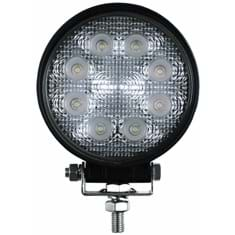 Round LED Flood Beam Light, 1680 Lumens