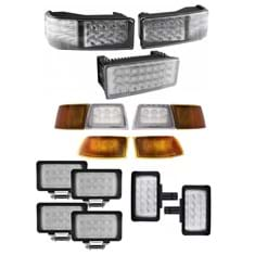 Complete LED Light Kit for Case IH MX Series Tractors w/ Vertical Mid-Body Light