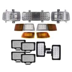 Complete LED Light Kit for Case IH Magnum Tractors W/Vertical Mid-Body Lights