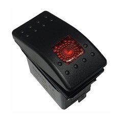 Rocker Switch - Red LED